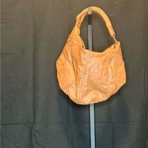Cognac leather bag